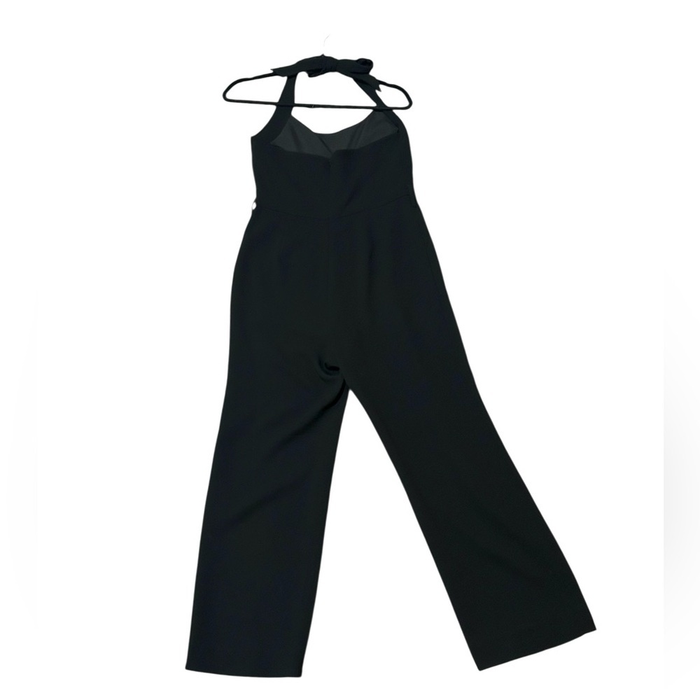 Jonathan Simkhai Halter Wrap Top Straight Leg Jumpsuit Romper - Picture 4 of 8